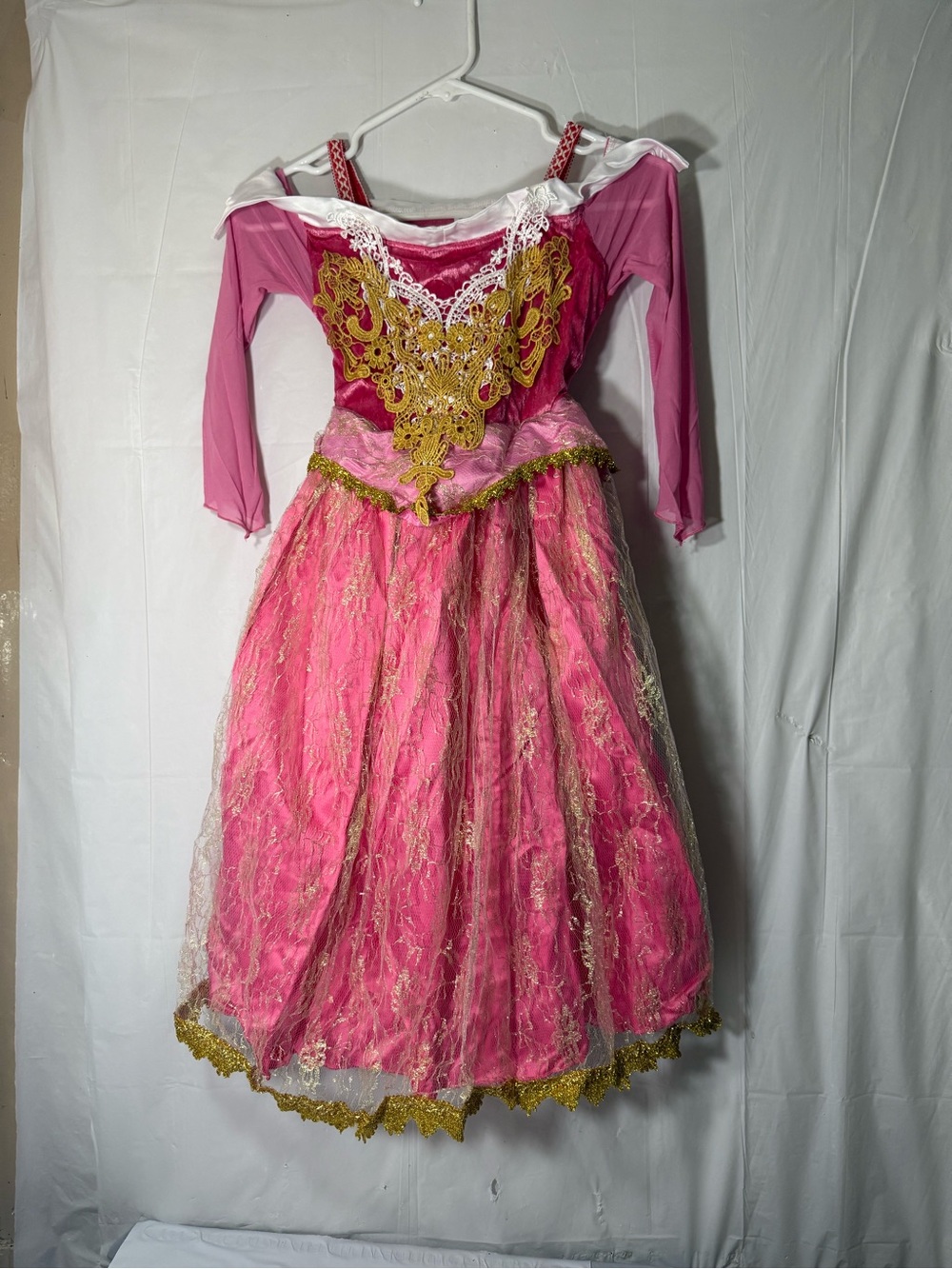 Sleeping Beauty Princess Aurora girls dress size 6